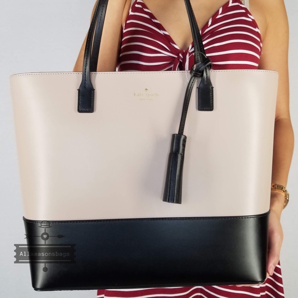 Kate spade Karla Wright place tote almond black - Picture 3 of 8